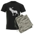 thumbnail image 6 of CafePress - MOOSE Men's Dark Pajamas - Men's Dark Loose Fit Cotton Pajama Set, 6 of 7