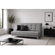 thumbnail image 1 of Sofa Cama Zeus Plata 3 posiciones Lino nacinoal EL BAZAR STORE Moderno Abotonado, 1 of 6