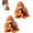2pcs, variant on Protect Punch the Monkey Keychain, An Ugly Version Perfect as a Gift, 3D Cute Monkey Holding Plush Toy Hanging Keychain Hanging Keychain for Backpack Purse Car Keys Gift