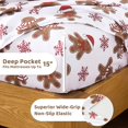 thumbnail image 4 of Floral Queen Sheets Soft Breathable Microfiber Vintage Printed Bed Sheet Set Deep Pocket Fitted Sheet Included Flower Pattern, 4 of 7
