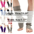 thumbnail image 3 of Clearance! Delayuji Fuzzy Leg Warmers Leg Warmers for Women Winter Long Leg Warmer Womens Men 80S Party Ribbed Knit Dance Sports Leg Warmer One Size Gray, 3 of 7