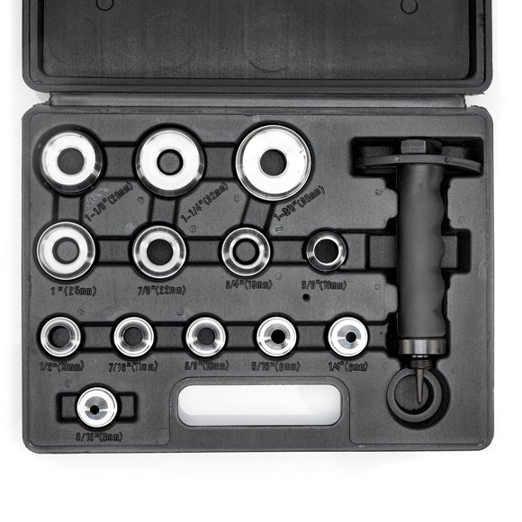 NEIKO 02604A Hole Punch Set | SAE & Metric, 3/16” – 1-3/8” & 5 â€&#