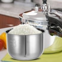 OULII Replacement Rice Cooker Inner Pot Stainless Steel Even Heating for Electric Rice Cookers 1Pcs