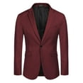 thumbnail image 6 of COOFANDY Mens One Button Casual Blazer - Sport Coat Business Suit Jacket, 6 of 6