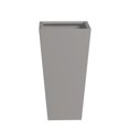 thumbnail image 3 of MAYEERTY 28*15*15" Gray Modern Metal Cone Planter with Inner Shelf for Outdoor Gardening, Patio & Balcony, 3 of 9