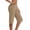 *Khaki, variant on ClodeEU Women's 6" Yoga Shorts with Pockets ,Casual Athletic Cropped Pants Pink,Womens Plus S