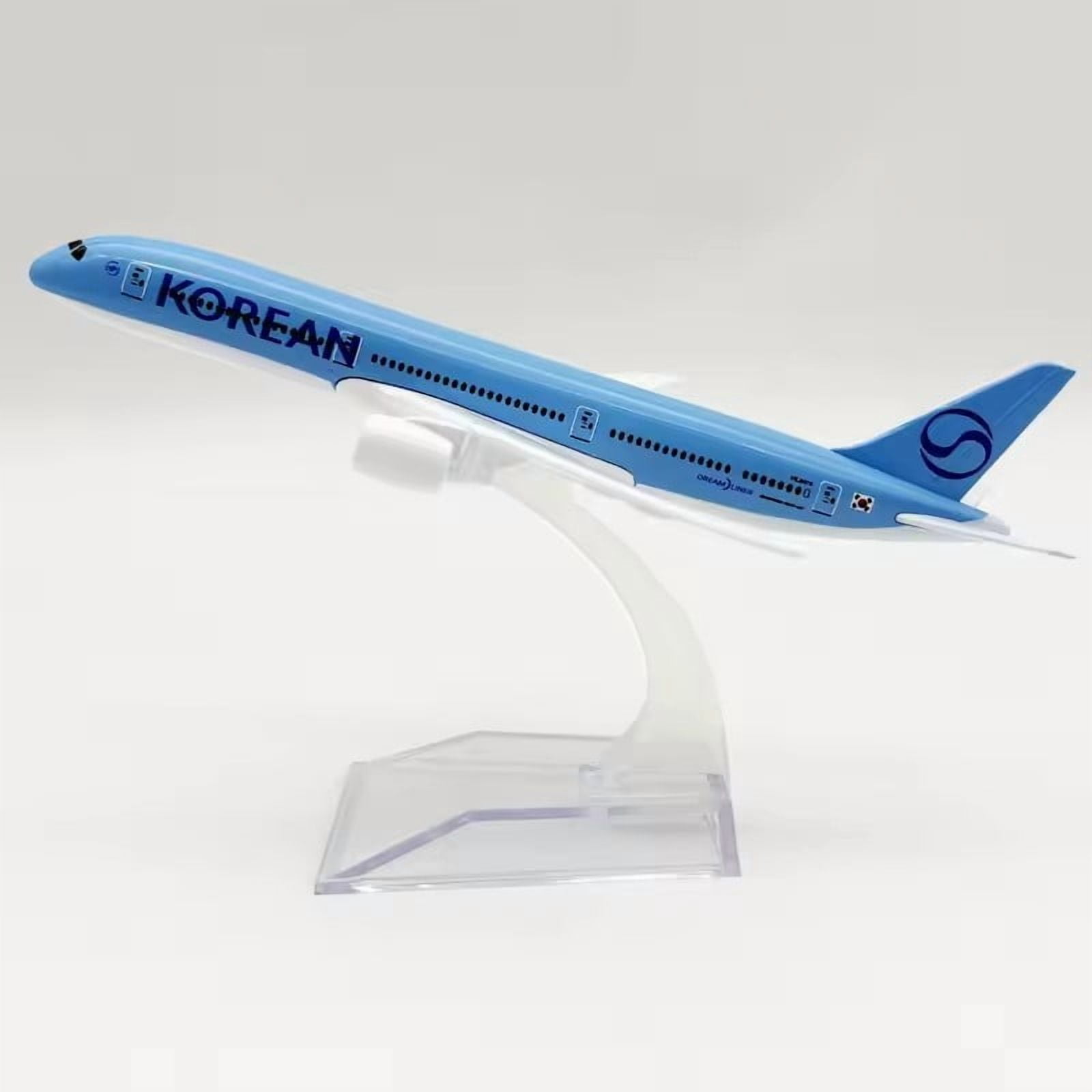 16cm Aircraft Models Air Korean Airlines Boeing 787 Scale Alloy Metal Diecast Airplane Model Korean Air Plane