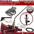 thumbnail image 1 of American Shifter  4L80E Shifter Kit Black 23 in. E Brake Cable Clamp Clevis Trim Kit Dipstick for F472D, 1 of 1