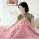 thumbnail image 5 of Manta de lana de conejo de imitación engrosada de doble capa, manta de siesta de oficina de color sólido, manta de poliéster suave para sofá cama, lavable a máquina, 39x59 pulgadas, verde militar, 5 of 5