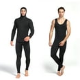 thumbnail image 1 of Trajes de neopreno de natación de 3 mm para hombre, buceo de manga larga con capucha de 2 piezas, 1 of 8