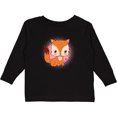 thumbnail image 3 of Inktastic Fox Girl Cute Woodland Animal Girls Long Sleeve Toddler T-Shirt, 3 of 5