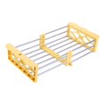 thumbnail image 4 of Escurreplatos Cesta de almacenamiento Cocina, Utensilios Sartenes Tazones Platos y vasos Múltiples platos Exclusivo, Estante para secar platos sobre Amarillo Soledad rejilla de drenaje, 4 of 10