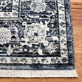 thumbnail image 3 of SAFAVIEH Herat Rozen Traditional Runner Rug, Navy/Ivory, 2' x 8', 3 of 6
