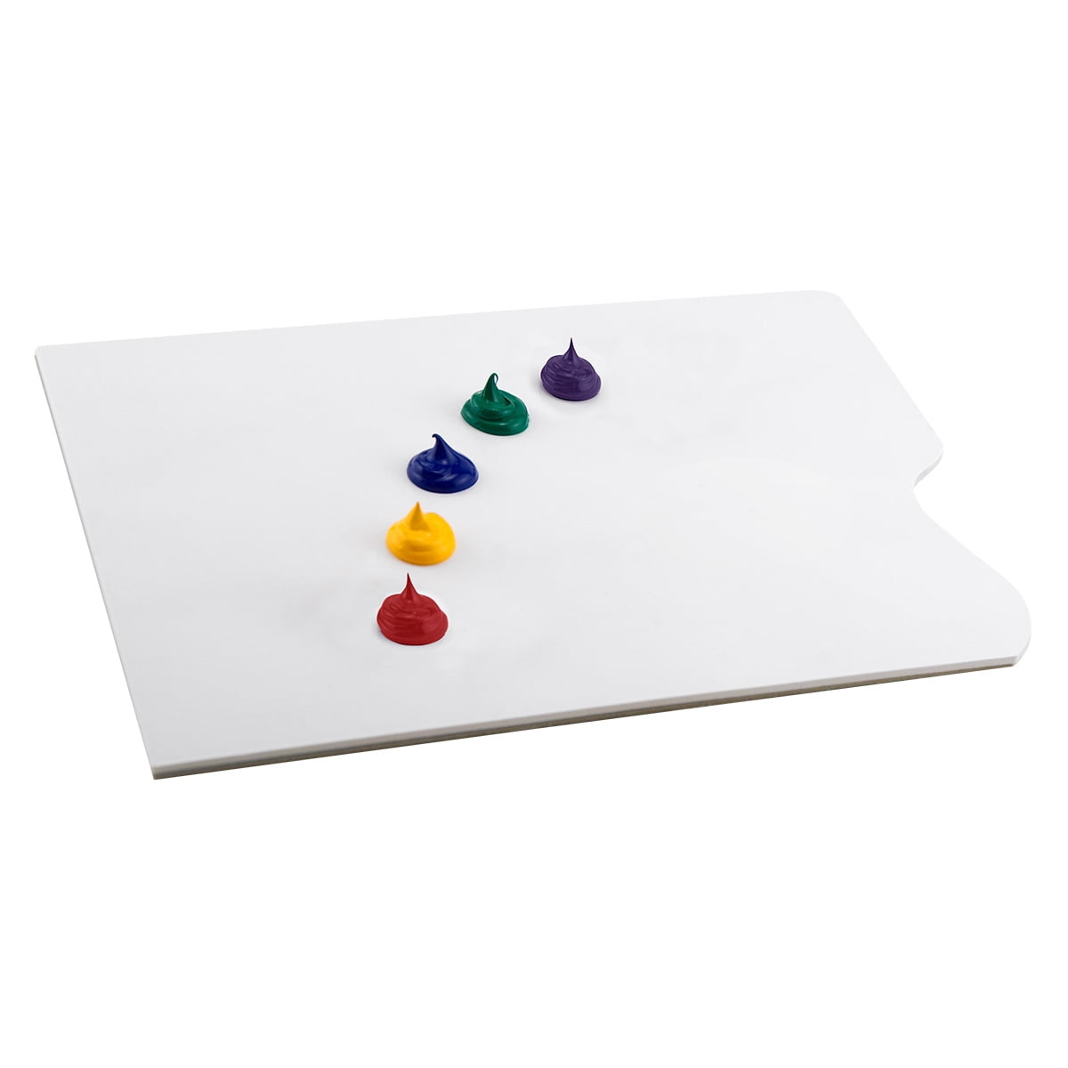 SoHo Urban Artist Disposable White Paper Palette Pads - Thick Paper Palettes for Acrylics, Oils, Watercolors, & More! - No Thumb Hole - 12 x 16