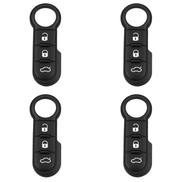 Teclado Remoto Coche Con Tapa 3 Botones para 500 Panda Abarth Punto