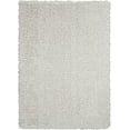 thumbnail image 2 of Nourison Ultra Plush Shag Solid Light Grey 9' x 12' Area Rug, (9x12), 2 of 9