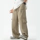 thumbnail image 5 of Pantalones largos para hombre, estilo casual, con cintura elástica y bolsillos, a la moda para exteriores, 5 of 6