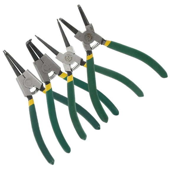 Snap Ring Pliers Set Tools Washers Snap-ring for Remover Straight Disassembler Outward Bend