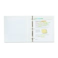 thumbnail image 6 of Pen+Gear Durable View 1-inch D-Ring Binder White, 4 Count, 6 of 11