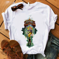 thumbnail image 3 of Nueva camiseta de verano con película de payasos de terror para niños, camiseta de algodón con estampado de Stephen King para niño y niña, camiseta de Pennywise para bebé, ropa para niño, 3 of 5