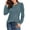 Blue, variant on Fall Sweatshirts for Women Crewneck Puff Sleeve Tops Fashion Shirts