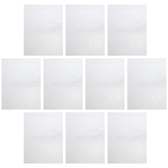 unbranded Ensemble de 10 de Pellicule de Plastification Photo Transparente Imperméable à Joint Serré pour Protection de Couverture Photo