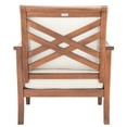 thumbnail image 6 of Safavieh SAFAVIEH Couture Payden Modern Eucalyptus Wood Armchair with Pillow Back, Natural/Beige, 6 of 12