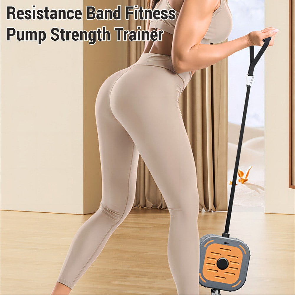 Adjustable Resistance Band Fitness Pump 3-17kg Home Exercise Equipment