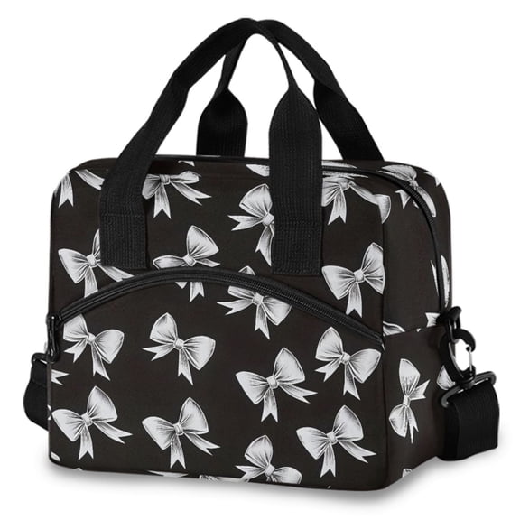 ALAZA Bow Insulated Lunch Box Large Reusable Cooler Bag with Shoulder Strap
