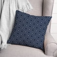 thumbnail image 3 of Creative Products Blue Diamond Dot Pattern 18x18 Indoor / Outdoor Pillow, 3 of 3