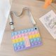 thumbnail image 3 of Funda Pop it para tableta Lenovo Tab M8 TB-8505F / TB-8705F para niños, funda de silicona con burbujas arcoíris Fidget Poppet Push con soporte y cordón para niños, 3 of 5