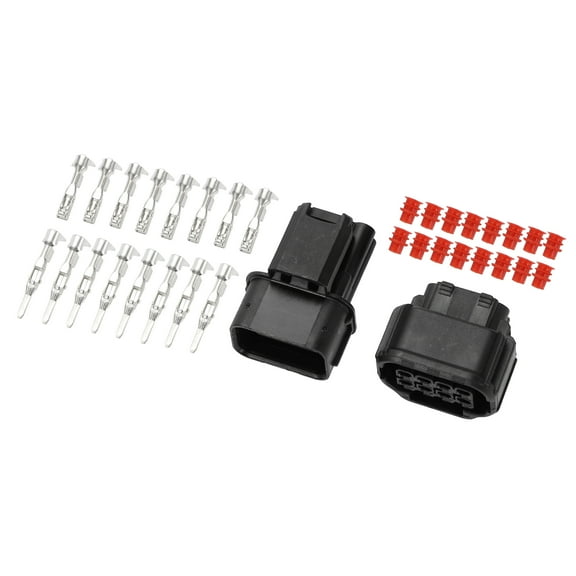 Unique Bargains 8 Pin Speaker Wiring Harness Connector Plug Waterproof Male Female Wire Terminal Connector for Honda