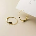 thumbnail image 6 of K-KED 925 Sterling Solid Silver Pull Through Bar Swirl Earrings Pull Thru Round Circle-Silver, 6 of 7