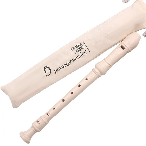 Professional Vertical Flute 8-Hole Soprano Recorder Clarinet Woodwind Instruments Treble Flute Gift for Beginner Student