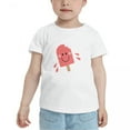 thumbnail image 2 of Cartoon Popsicle Cute Toddler T-Shirts for Boys Girls (White, Youth L), 2 of 5