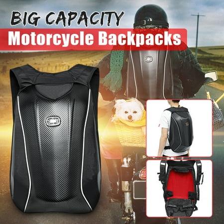 Motorcycle Backpack Motocross Riding Racing Storage Bag Carbon Fiber Motorbike