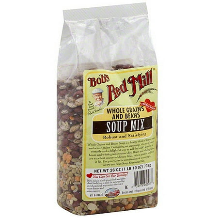 Bob's Red Mill Whole Grain & Beans Soup Mix, 26 oz (Pack of 4)