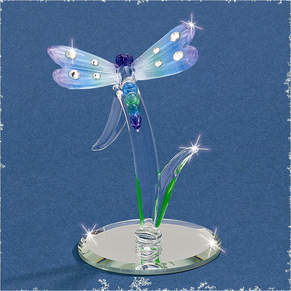 Jewelry Brothers Gifts Best Birthday Gift Rainbow Dragonfly Glass Figurine