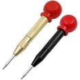 thumbnail image 1 of 2PCS Auto Center Punch 13cm Steel Auto Center Punch Adjustable Impact Center Punch Auto Center Punch with Cap Precision Auto Center Punch for Metal Wood- Gold Black, 1 of 5