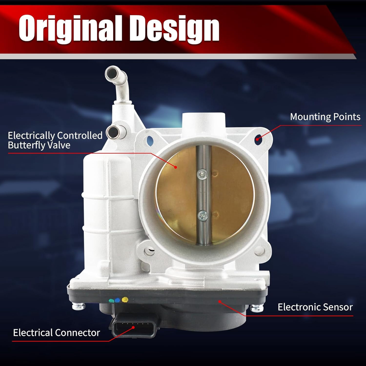 MACAX Electronic Throttle Body Assembly S20054 Compatible with Nissan Altima 2007-2010 Rogue 2008-2011 Sentra 2007-2012 2.5L L4 Replaces 16119-JA00A 977-795 67-0011 TB1043