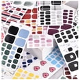 thumbnail image 2 of Toe Nail Stickers Removable Toe Nail Polish Stickers Toenail Wraps DIY Toe Nails Manicure Decals Type 4, 2 of 9