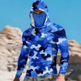 thumbnail image 6 of Afuyipoi Sun Protection Pullover for Men,Moisture-Wicking Integrated Face Cover Printed Tie-Dye Lightweight Cooling Hooded Top Blue 3XL, 6 of 7