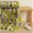 thumbnail image 4 of Soimoi Cotton Cambric Fabric Grapes,Wine Glass & Bottle Printed Craft Fabric by the Yard 42 Inch Wide, 4 of 7