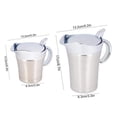thumbnail image 7 of Stainless Steel Gravy Boat With Hinged Lid And Pouring Lever For Sauce And Syrup In Brushed Silver Finish, 7 of 7