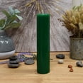 thumbnail image 2 of Jeco 2 x 9 Inch Hunter Green Pillar Candle, 2 of 5