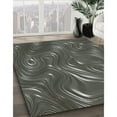 thumbnail image 3 of Ahgly Company Machine Washable Indoor Rectangle Transitional Charcoal Black Area Rugs, 2' x 4', 3 of 7