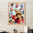 thumbnail image 3 of Pósteres de anime de One Piece para decoración de pared, decoración del hogar de Luffy con envío gratuito, pinturas grandes, póster de decoración moderna para sala de estar, 3 of 5