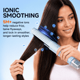 thumbnail image 6 of Tideway 360° Airflow Styler Flat Iron Hair Straightener and Curler 2 in 1, Ionic Smoothing with 4 Temp, Blue, 6 of 9