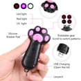 thumbnail image 3 of Juguete de pata de gato recargable, modelo negro, juguete interactivo LED 5 en 1 para gatos con patrón ajustable, juguete para gatos y perros con luz LED roja, 3 of 5
