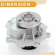 thumbnail image 4 of Bomba de agua Unique Bargains para Chevrolet Aveo 2009-2011 I4 1.6L DOHC No.1334142/71739779/24405895 con kit de junta, 4 of 6